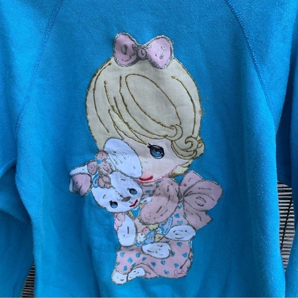 Vintage Precious Moments Hallmark Crewneck Sweatshirt Pullover Size Small - Picture 4 of 5